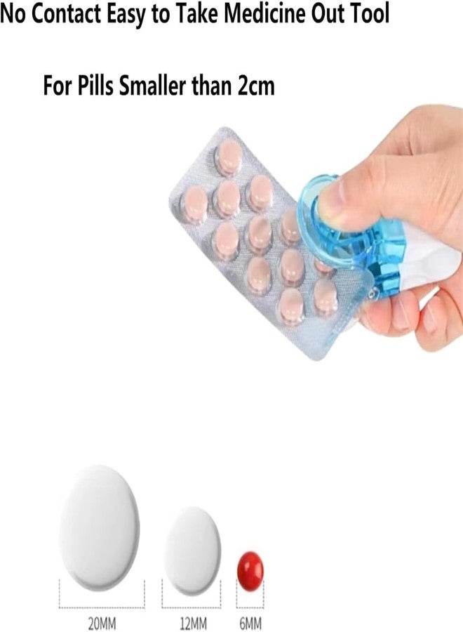 Divik أداة ديفيك المحمولة لإخراج الأقراص، أداة فتح الأقراص، موزع الأقراص، صندوق تخزين الأقراص، أداة ثقب الأقراص، أداة فتح عبوات الأقراص (قطعة واحدة) - Image 5